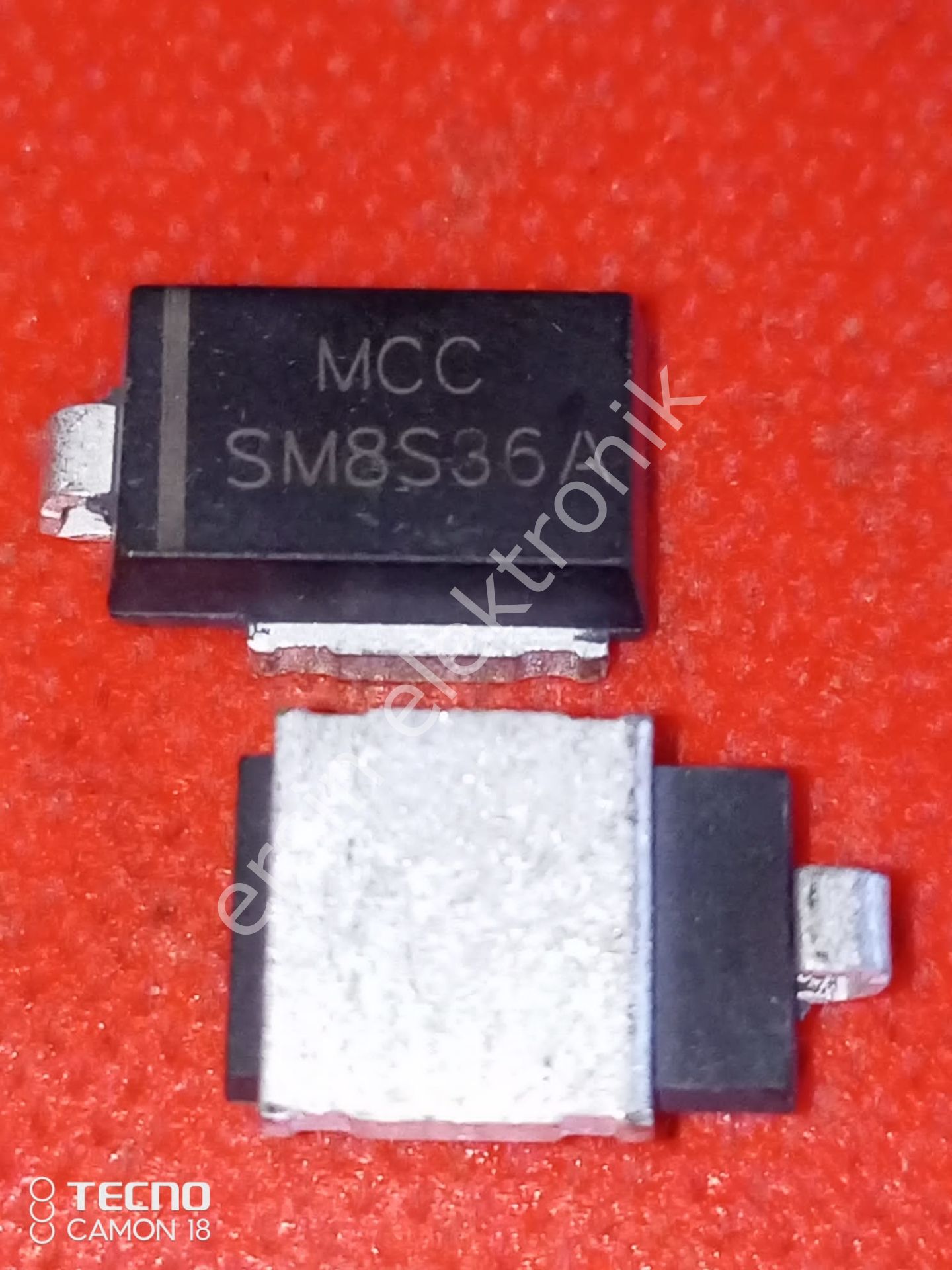 SM8S36A-TPDIODE TVS 40V DO218AB    6600 Watt Transient Voltage Suppressor (TVS) (Yönlü)
